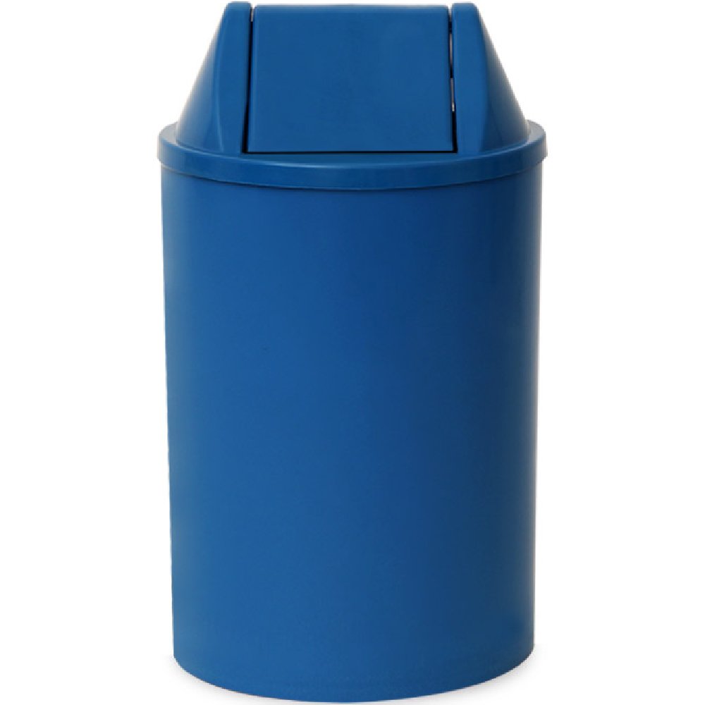 Cesto de Lixo Azul de 15L com Tampa Basculante -LAR PLASTICOS-164