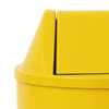 Cesto de Lixo Amarelo de 15L com Tampa Basculante  - Imagem 2