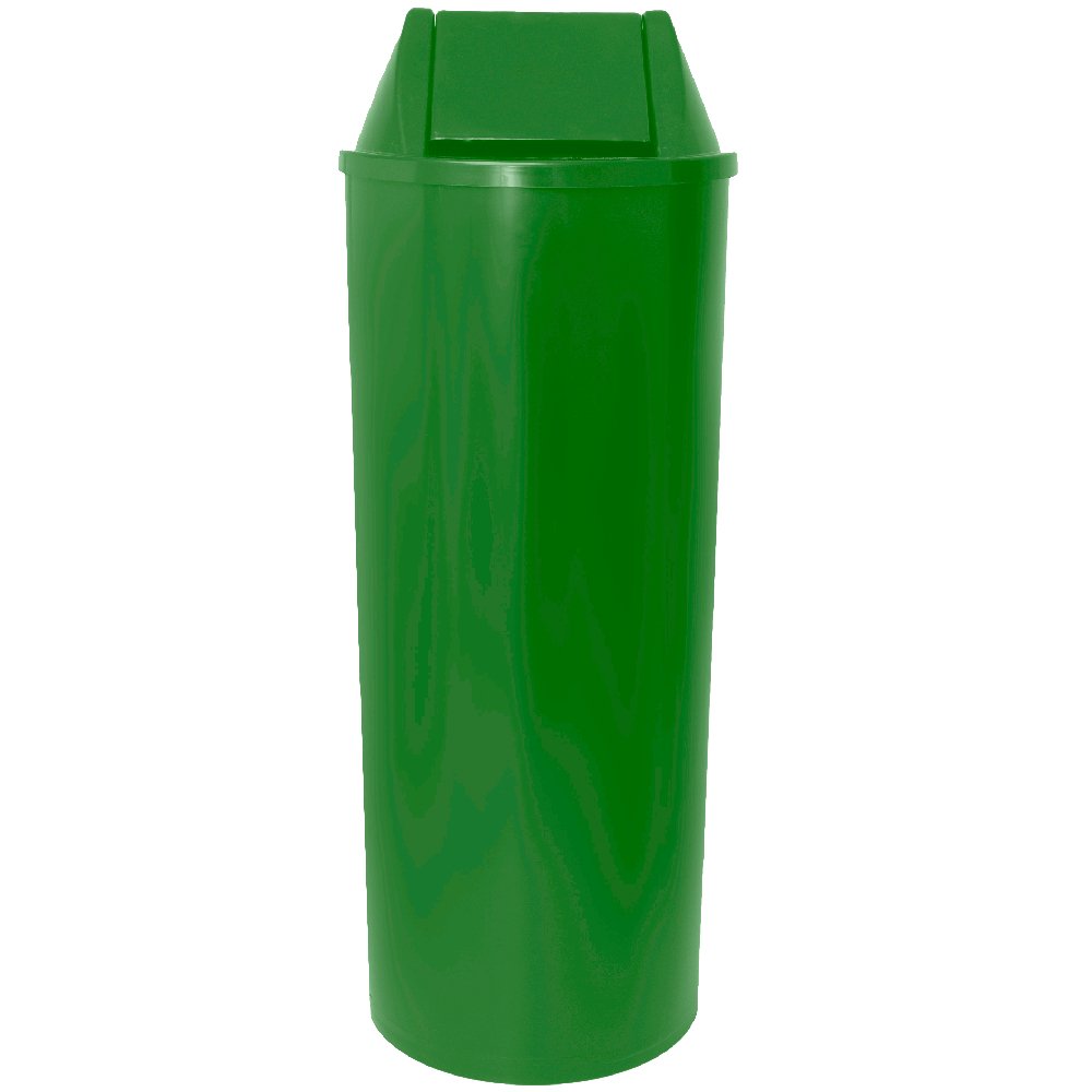 Cesto de Lixo Verde de 23L com Tampa Basculante -LAR PLASTICOS-190