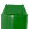 Cesto de Lixo Verde de 23L com Tampa Basculante  - Imagem 2
