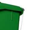 Carrinho Coletor de Lixo Verde 120L com Pedal - Imagem 3