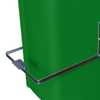 Carrinho Coletor de Lixo Verde 120L com Pedal - Imagem 4