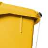Carrinho Coletor de Lixo Amarelo 120L com Pedal - Imagem 3