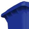 Carrinho Coletor de Lixo Azul 240L com Pedal - Imagem 2
