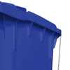 Carrinho Coletor de Lixo Azul 240L com Pedal - Imagem 3