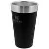 Copo Térmico de Cerveja Sem Tampa Matte Black 473ml - Imagem 1