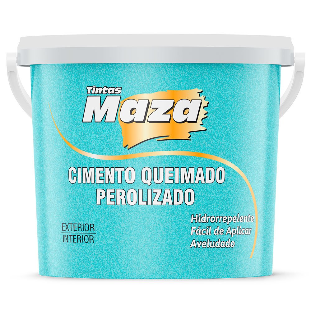 Efeito Cimento Queimado Perolizado Azul Tiffany 1,2kg - Imagem zoom