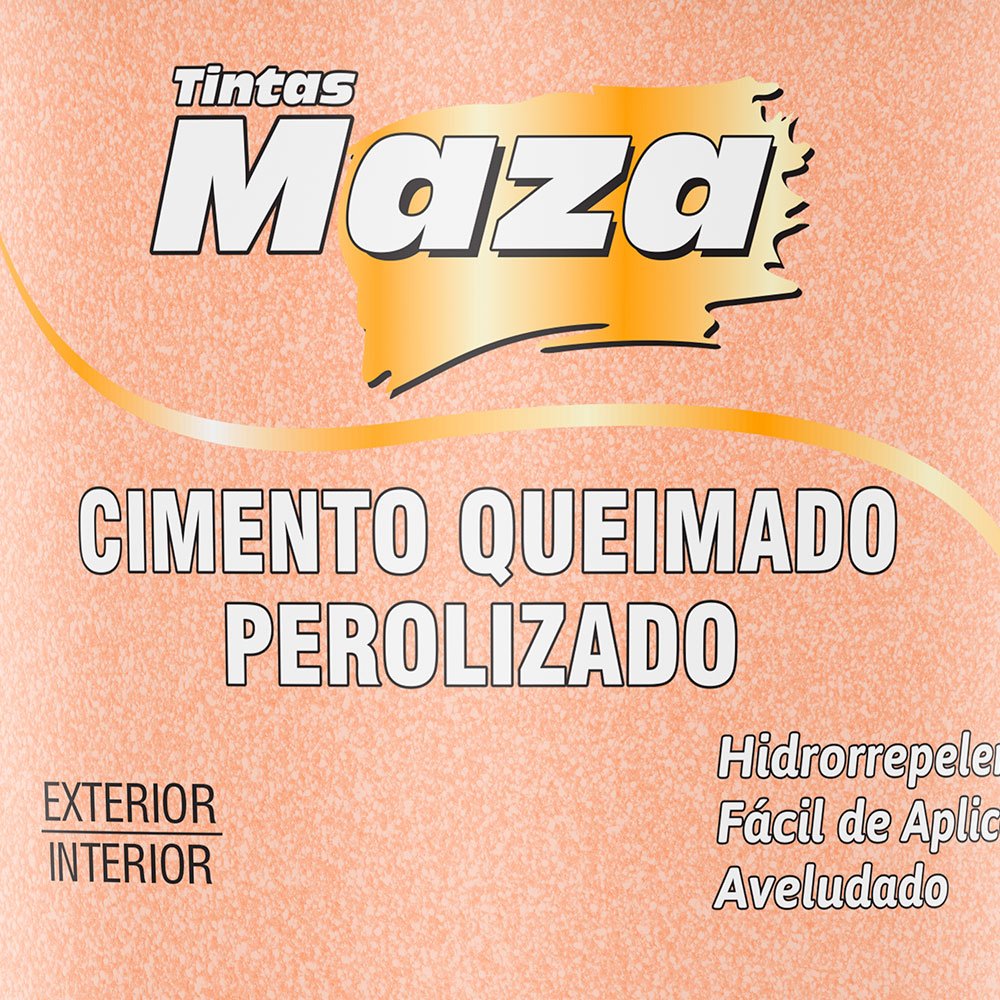Efeito Cimento Queimado Perolizado Rose Gold 3kg MAZA-28167  - Imagem