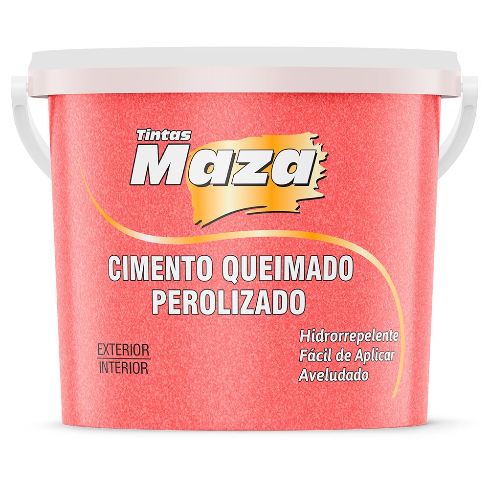 Efeito Cimento Queimado Perolizado Rubi Marsala 1,2kg - Imagem zoom