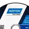 Disco de Corte BNA 12 115 x 1,0 x 22,23mm com 100 Peças Norton 66252846557 - Imagem 3