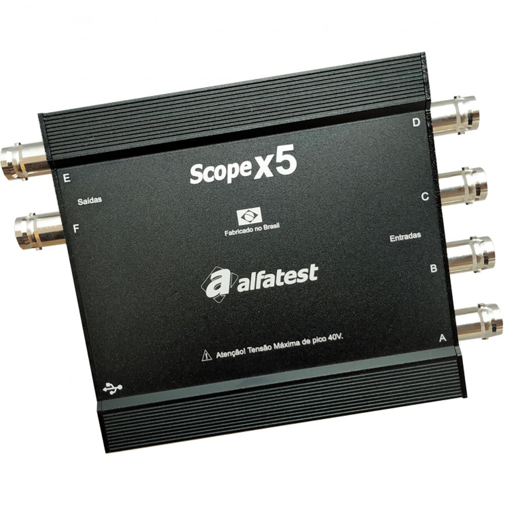 Scope X5 Osciloscópio Automotivo com 9 Canais-ALFATEST-5.22.01.002
