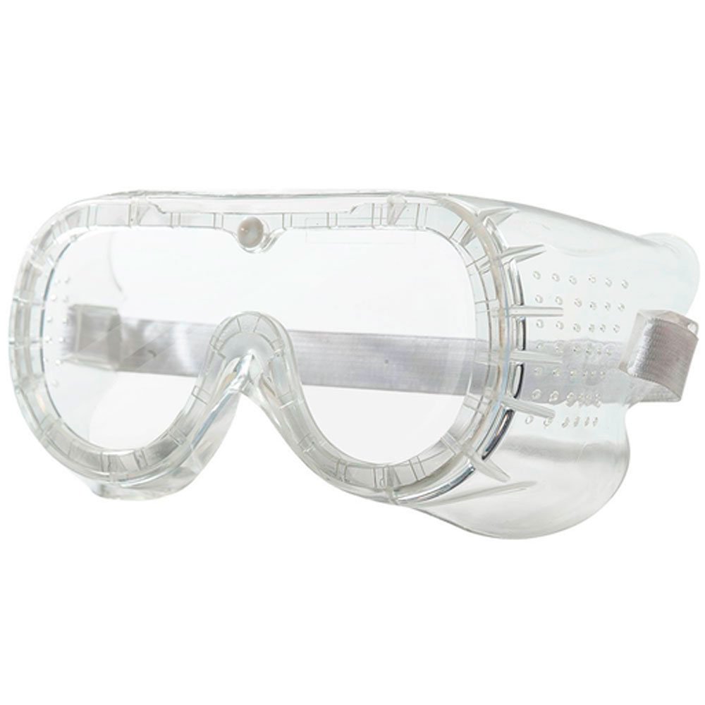 Óculos Ampla Visão de PVC Incolor com 4 Válvulas  - Imagem zoom
