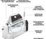 Misturador Digital 50/60HZ 10L Bivolt com Suporte 220V SARO-PA10D+VPD22 - Imagem