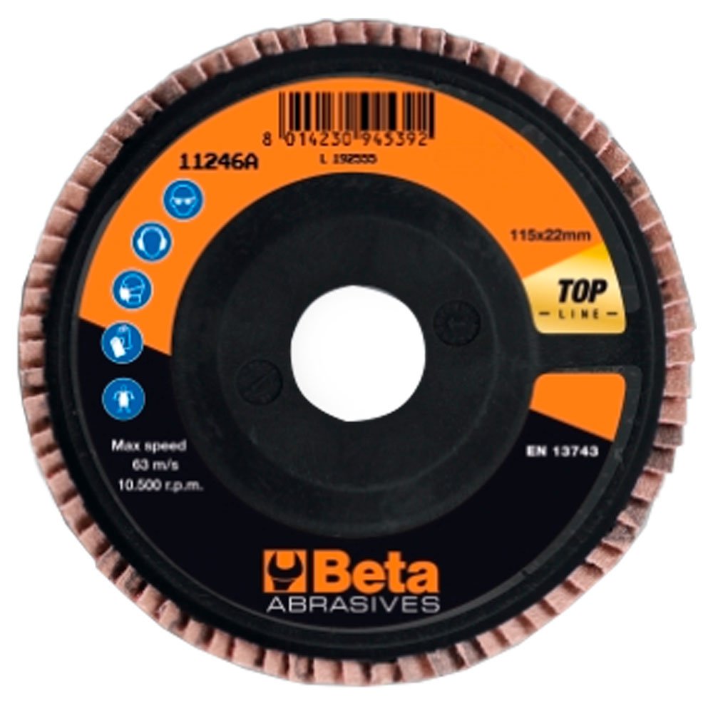 Disco Abrasivo de Corte 115mm em Cerâmica com Suporte de Plástico-BETA-112460004