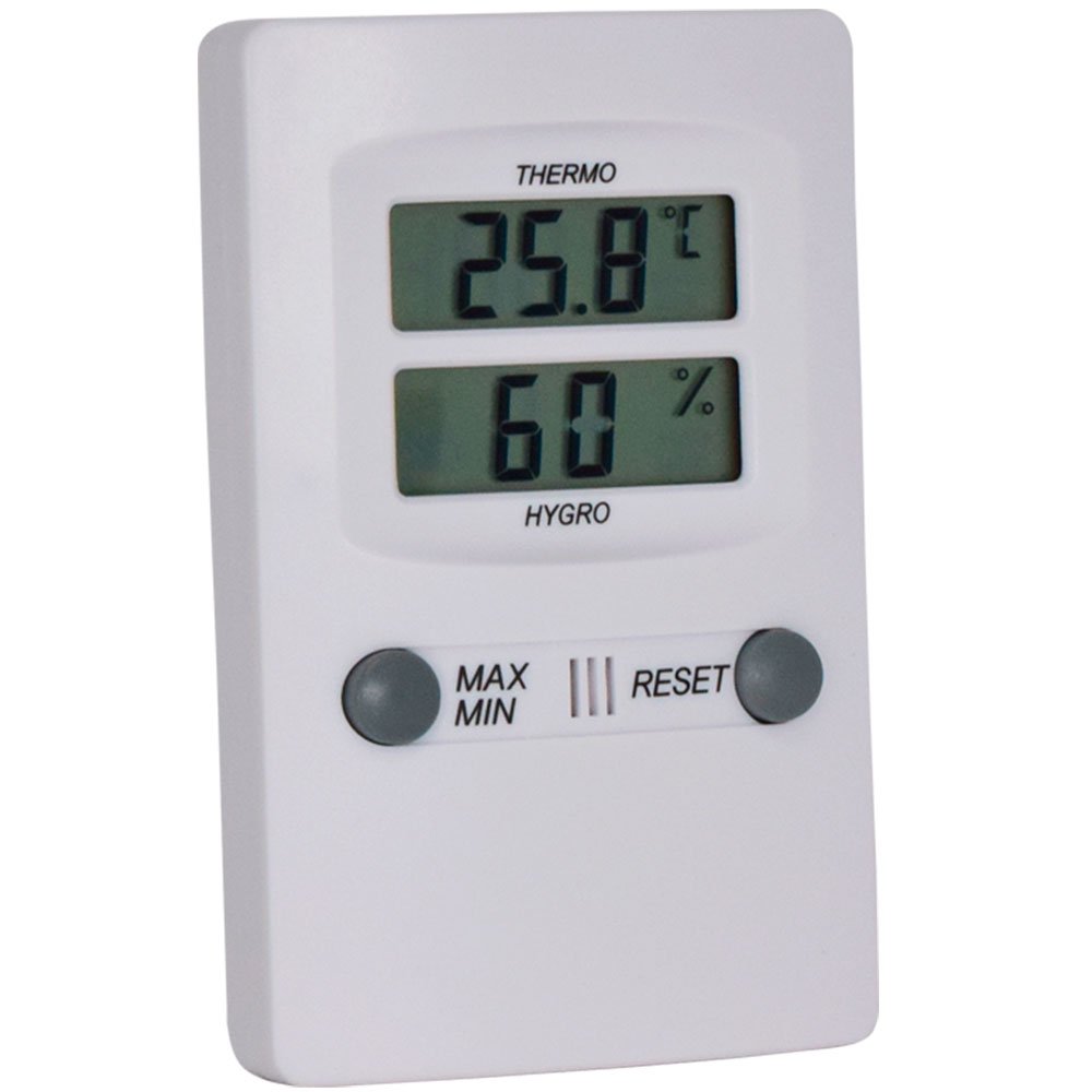 Termo-higrômetro Digital Temperatura e Umidade com Visor LCD - Imagem zoom
