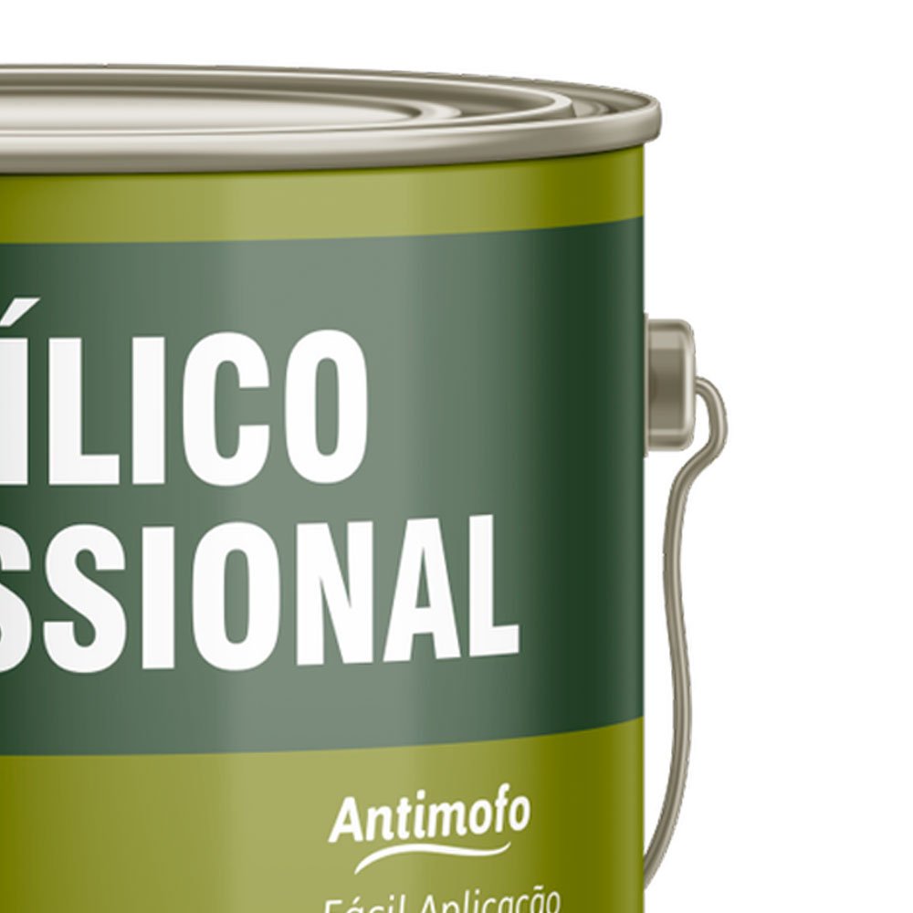 Tinta Acrílica Profissional Verde Limão Fosco 3.6L - Imagem