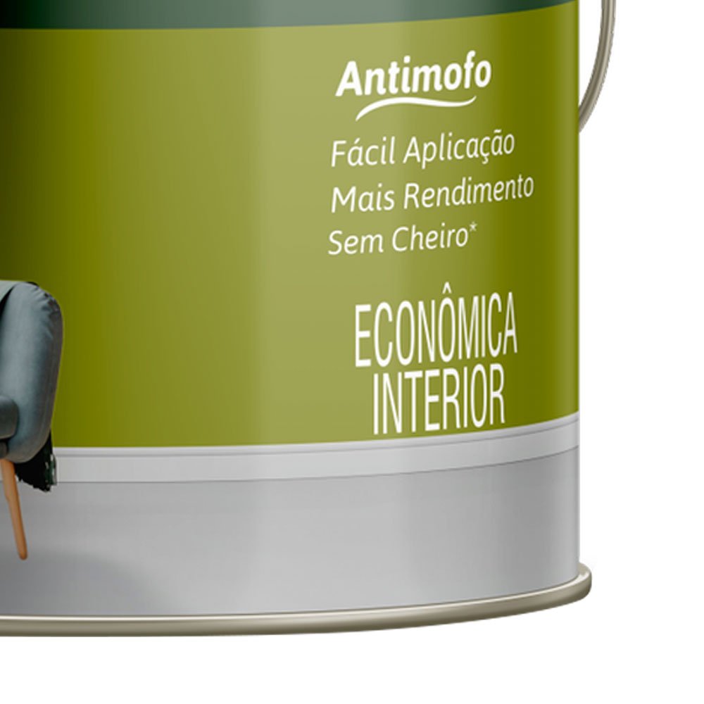 Tinta Acrílica Profissional Verde Limão Fosco 3.6L - Imagem