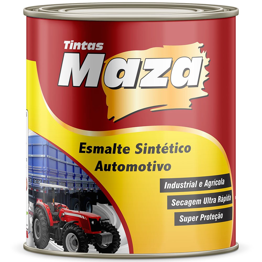 Tinta Esmalte Industrial Cinza Ford Trator 900ml -MAZA-15926