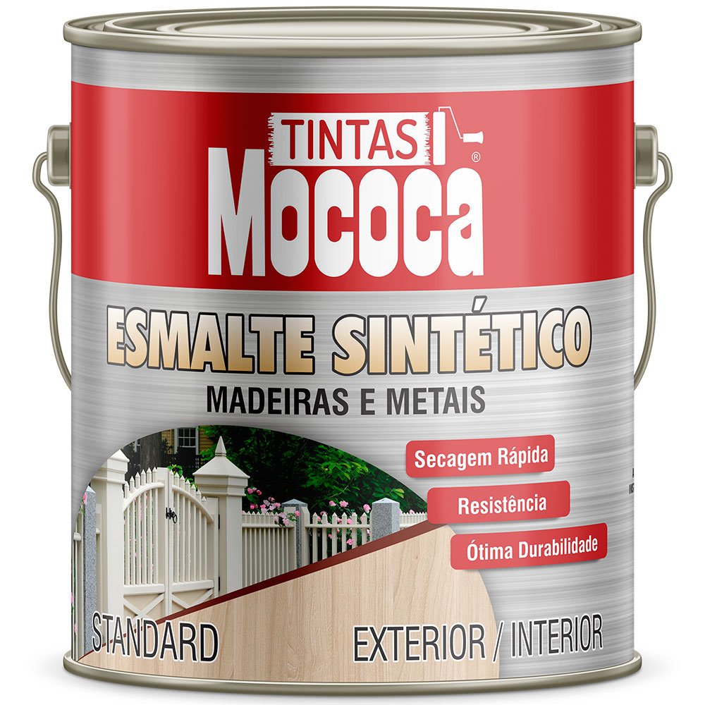 Tinta Esmalte Sintética Fosco Preto 3,6L -MOCOCA-25007