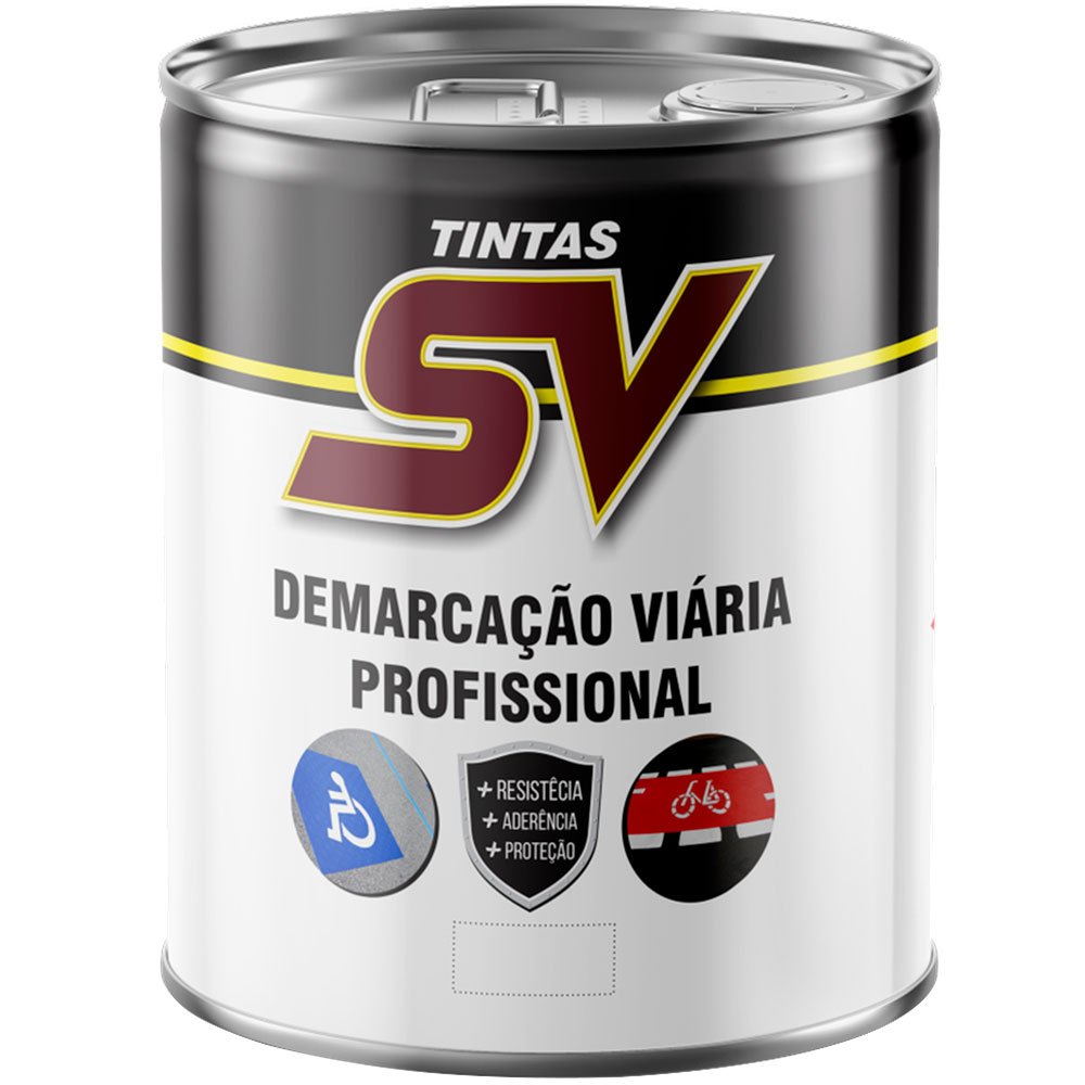 Tinta Demarcação Viária Profissional Acrílica Branca 18L - Imagem zoom