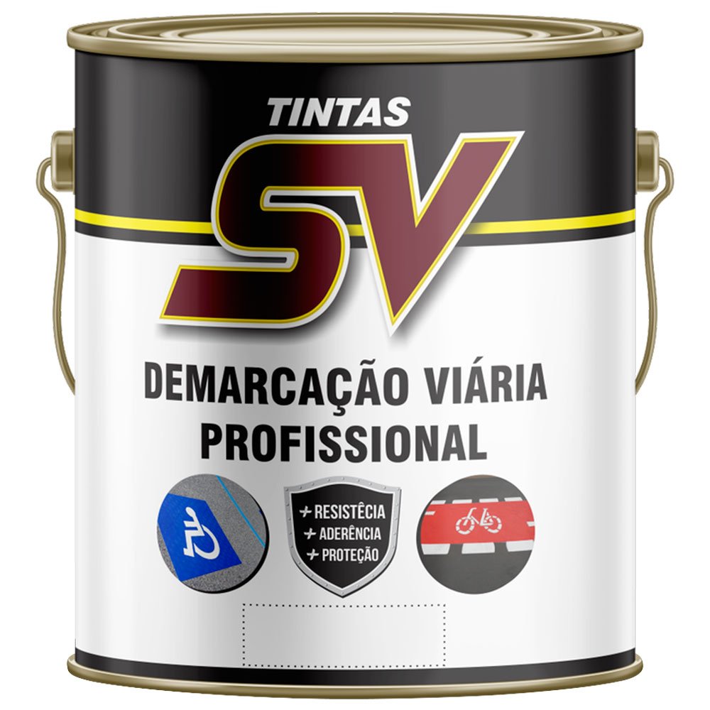 Tinta Demarcação Viária Profissional Acrílica Preta 3,6L  - Imagem zoom