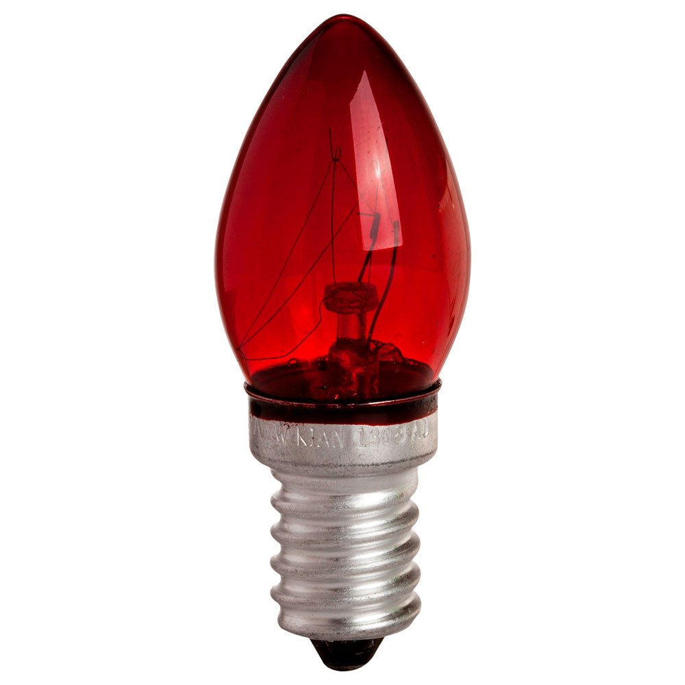 Lâmpada Incandescente Vermelho 7W    - Imagem zoom