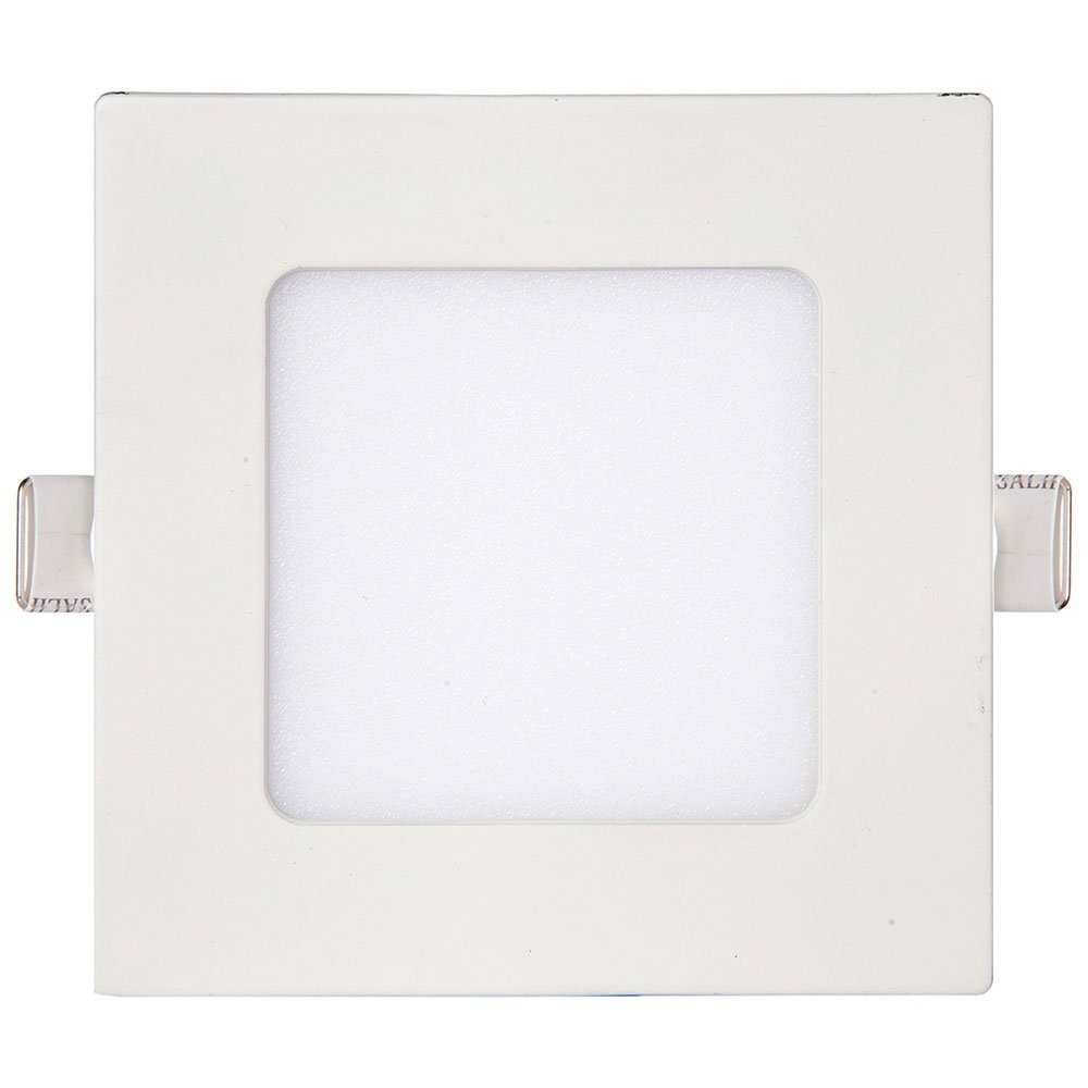 Luminária Led Branca Morna Quadrada Slim 6.0K 3W 100-240V - Imagem zoom