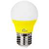 Lâmpada LED Colorida Amarela Bolinha E27 3W 110/220V - Imagem 1