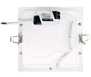 Luminária Led Branca Morna Quadrada Slim 3.0K 12W 100-240V KIAN-10417 - Imagem