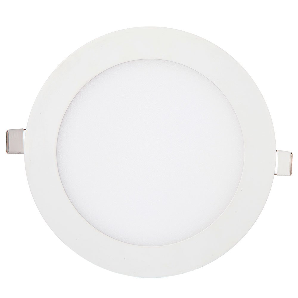 Luminária Led Branca Fria Redonda Slim 6.0K 15W 100-240V - Imagem zoom