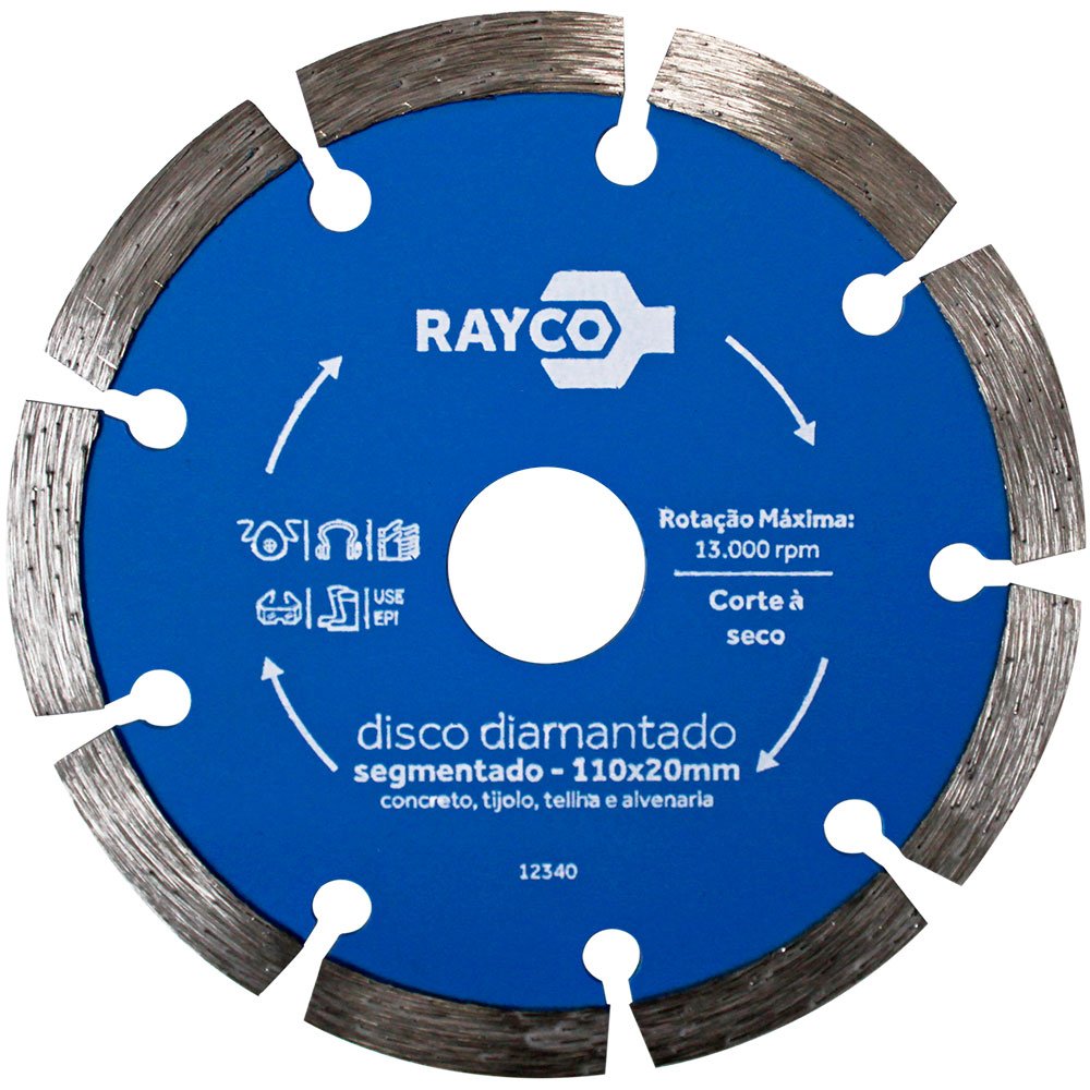 Disco Diamantado Segmentado 4.3/8 Pol.  - Imagem zoom