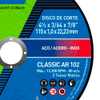 Disco de Corte Fino Classic 115 x 1.0 x 22.23mm - Imagem 4
