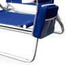 Cadeira de Praia Reclinável com Bolsa Termica Azul - Imagem 5