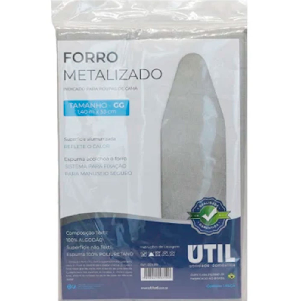 Forro Metalizado Tamanho GG 1,40M x 53cm - Imagem zoom