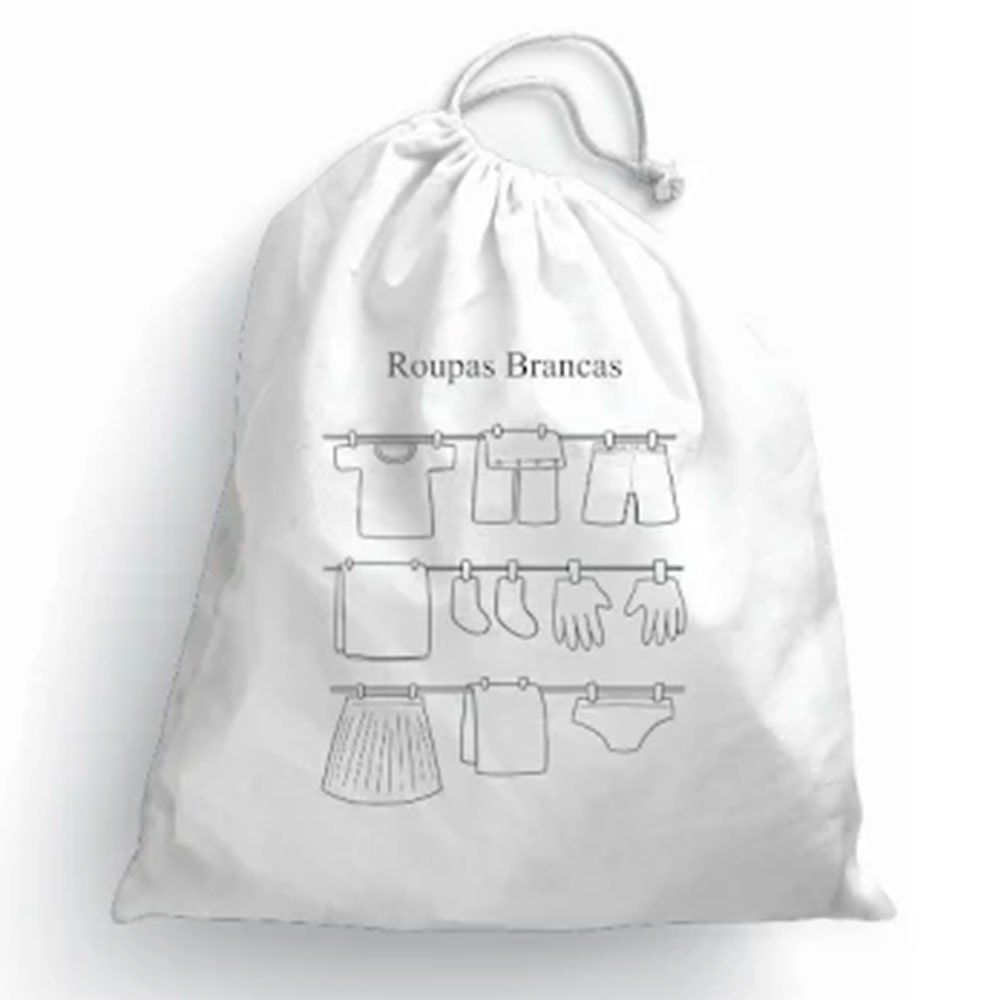 Laundry Bag Protetor de Roupas Brancas 50 x 60cm  - Imagem zoom