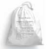 Laundry Bag Protetor de Roupas Brancas 50 x 60cm  - Imagem 1