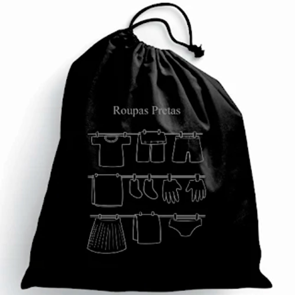 Laundry Bag Protetor de Roupas Pretas 50 x 60cm  - Imagem zoom