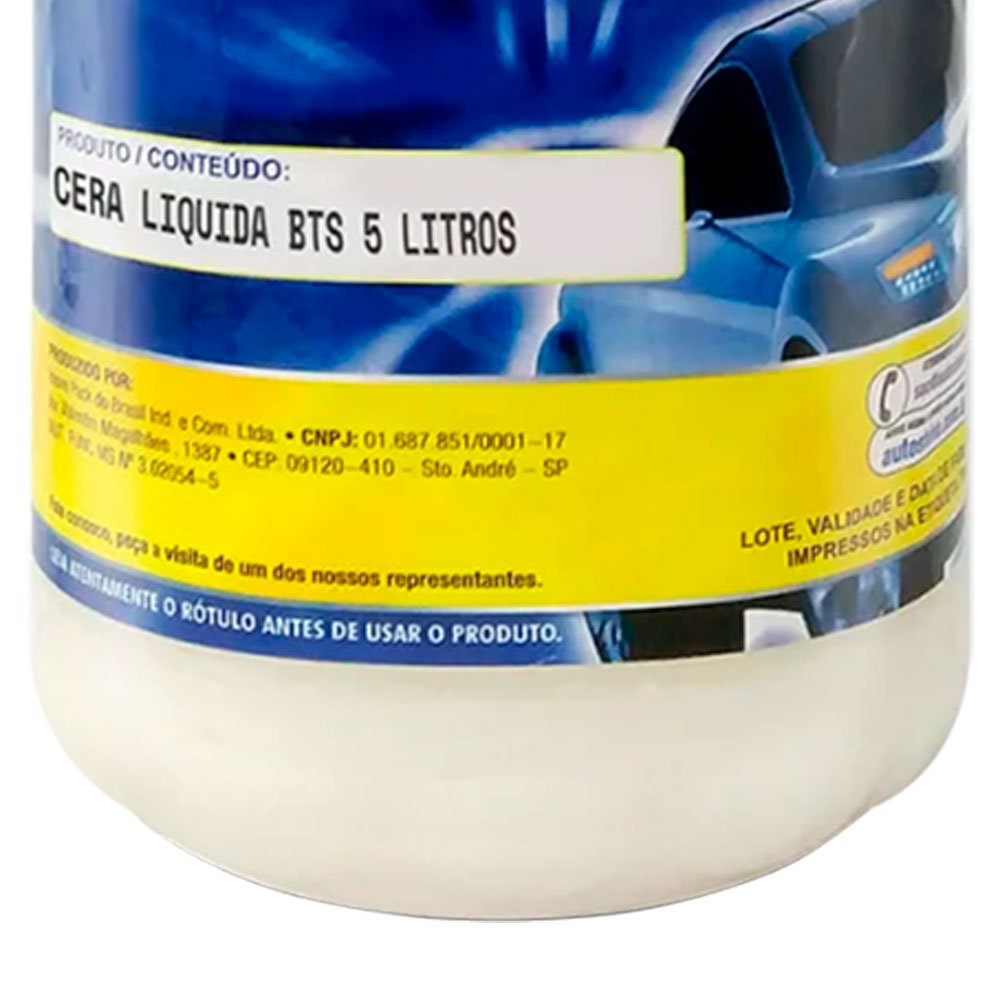 Linha Pró - CERA LÍQUIDA - 4 X 5L - AutoShine