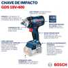 Chave de Impacto GDS18V-400 1/2 Pol. 18V com 2 Baterias 4,0Ah Carregador e Maleta - Imagem 3