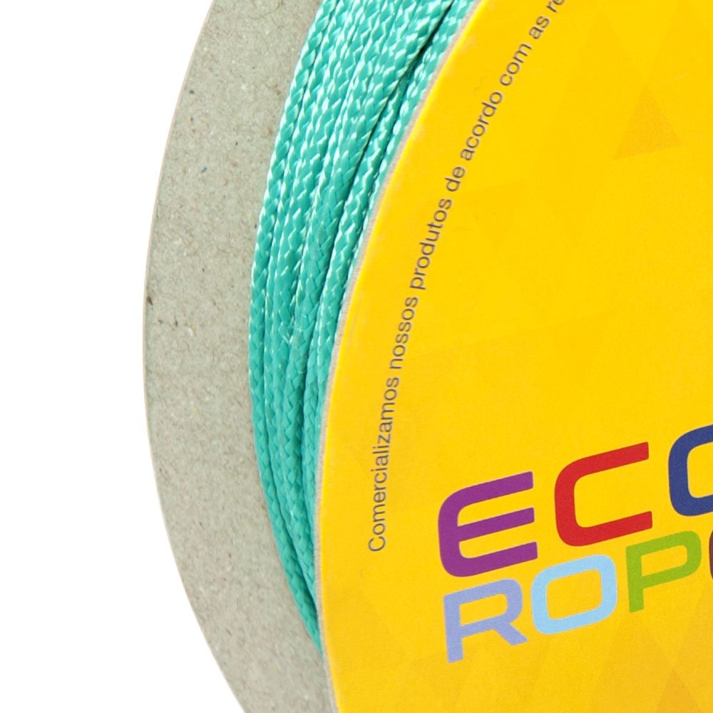 Corda Eco Rope Verde 6mm com 150M - Imagem