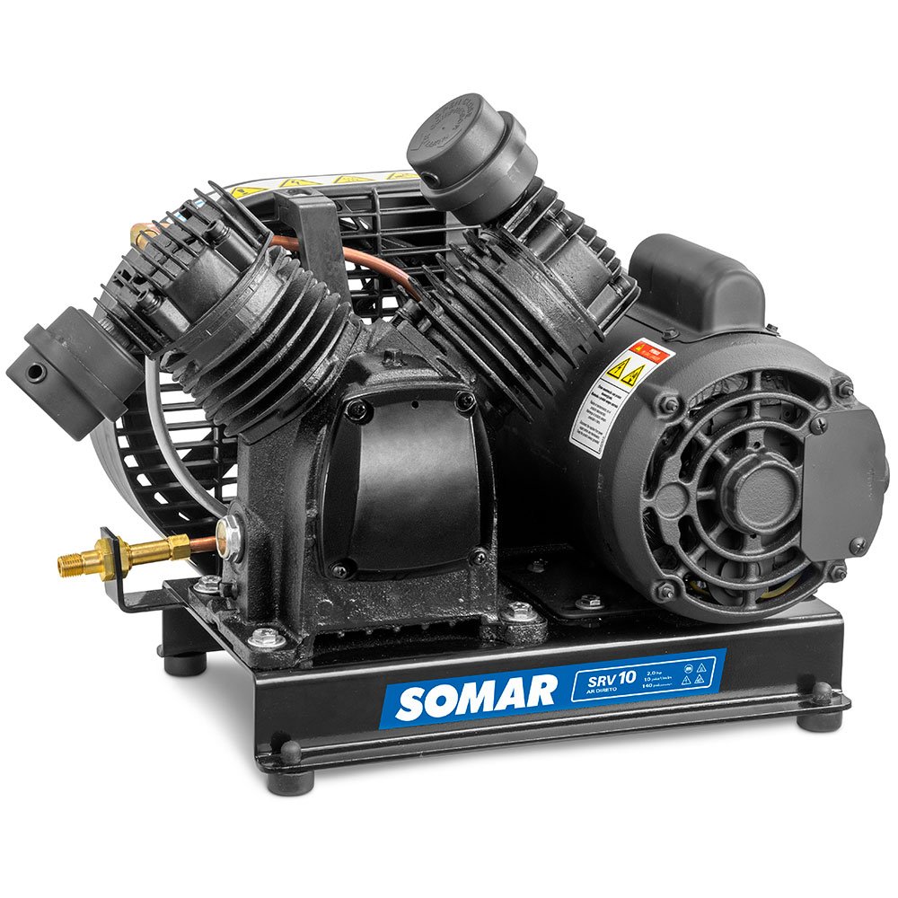 Compressor Ar SRV10/AD Ar Direto IP21 2CV Monofásico  - Imagem zoom