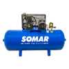 Compressor Ar SRL 15 Pés 200 Litros IP21 2CV Trifásico 220/380V - Imagem 1