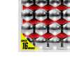 Jogo de Capas Cromadas para Parafusos de Rodas 19mm com 16 Peças - Imagem 5
