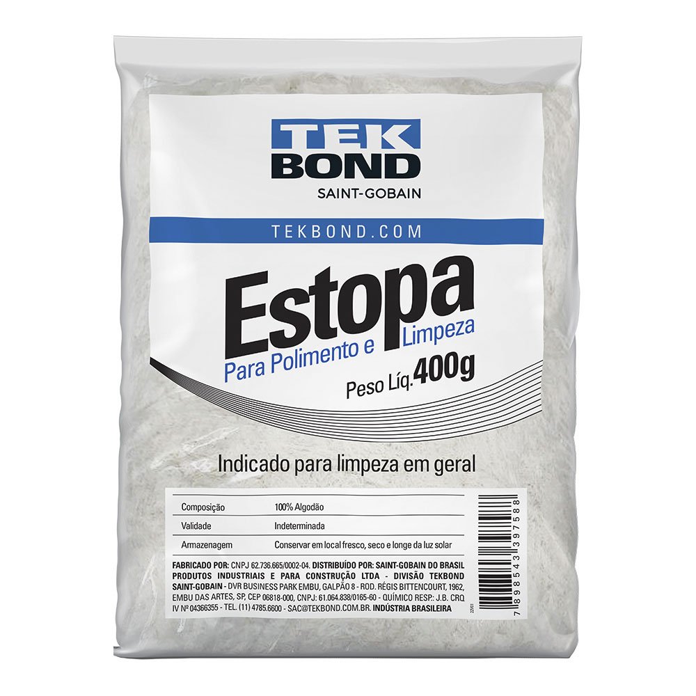 Estopa para Polimento e Limpeza 400g - Imagem zoom