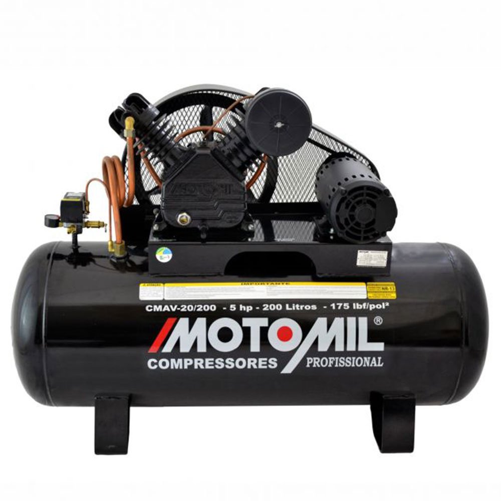 Compressor de Ar 20 Pés 5 HP 220V Monofásico - Imagem zoom