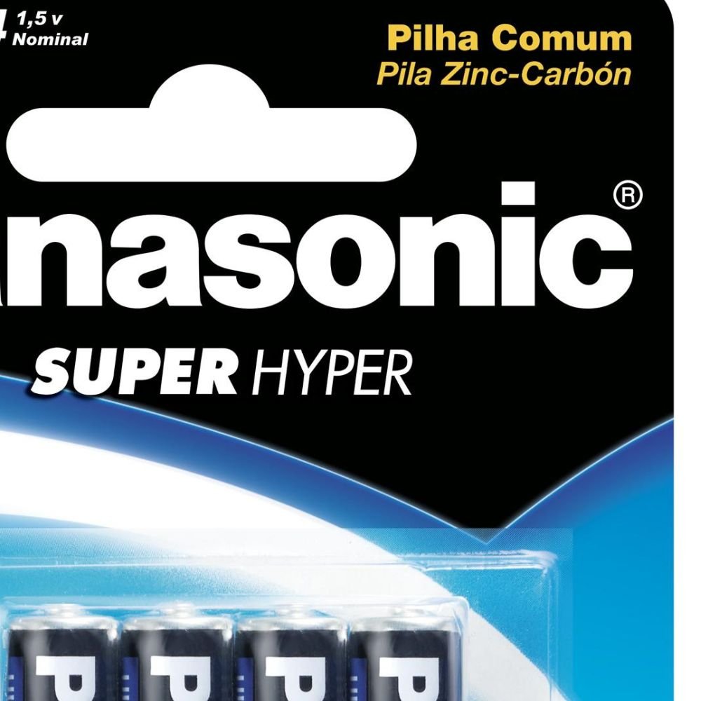 Pilha Aa Panasonic Comum Pack C/8 Pilhas