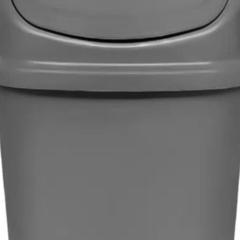 Lixeira Basculante Cinza 60L LAR PLASTICOS-13985 - Imagem