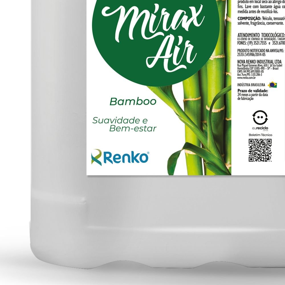 Mirax Air Odorizador de Ambientes Bamboo 5 Litros - Imagem