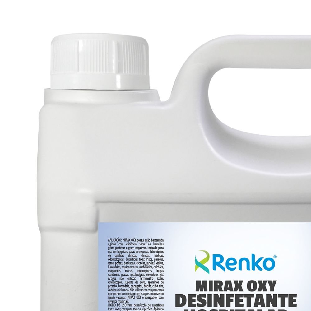 Mirax Oxy Desinfetante a Base de Peroxido de Hidrogênio 5 Litros - Imagem