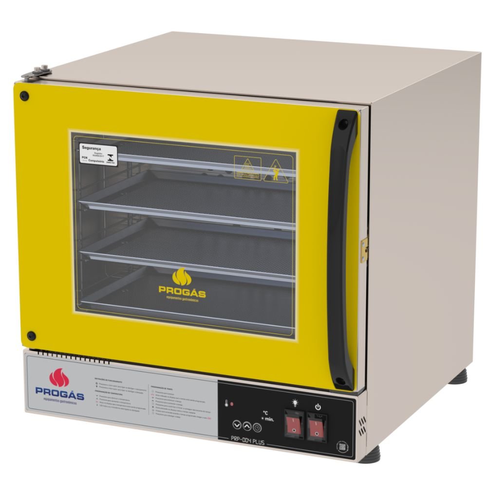 Forno Elétrico Turbo PRP-004 Amarelo Fast Oven 2000W  - Imagem zoom